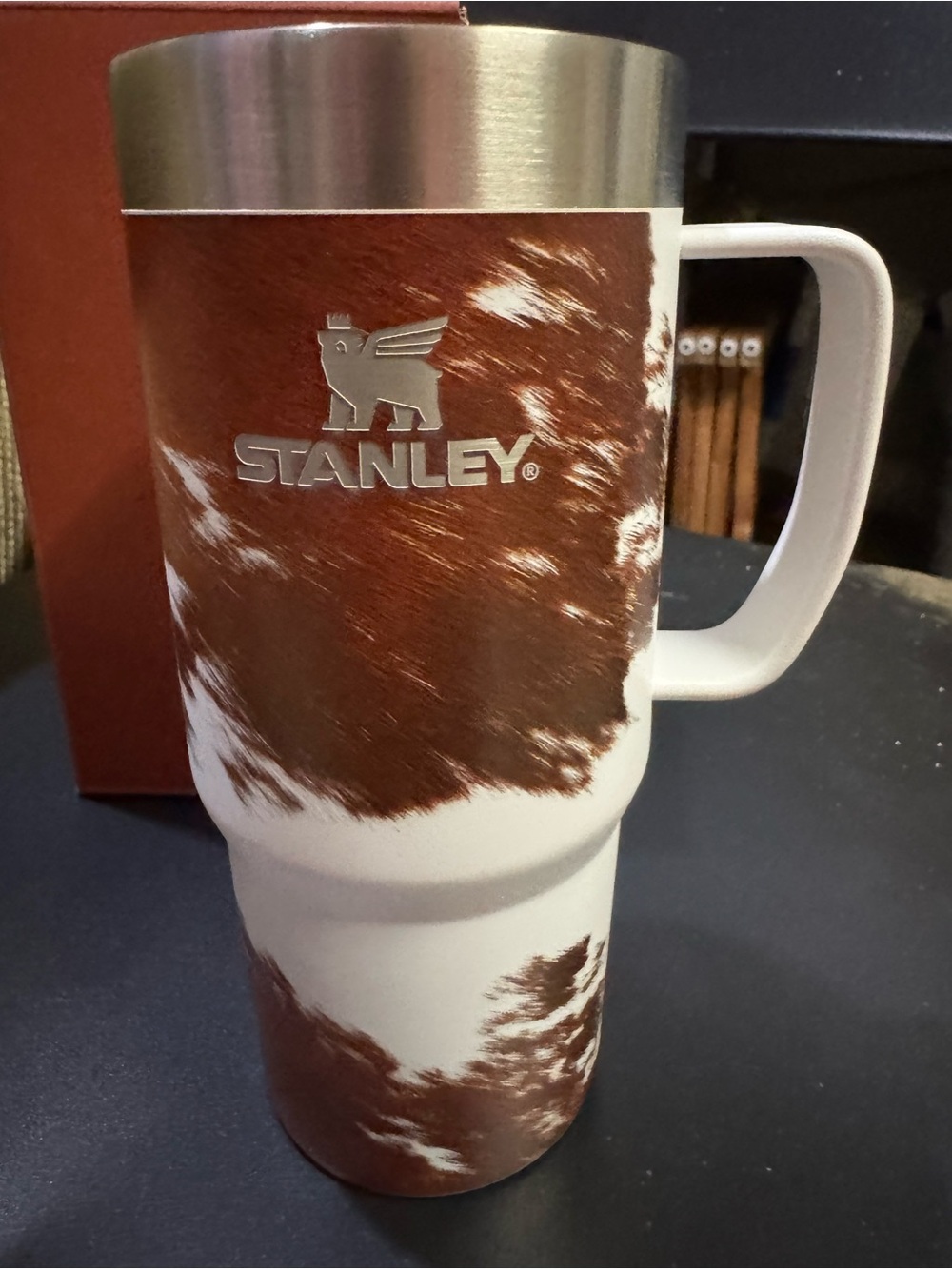 Kacey Musgraves x Stanley 1913 Suburban Mug 16 OZ Cow Print Branded Charms - Picture 3 of 7